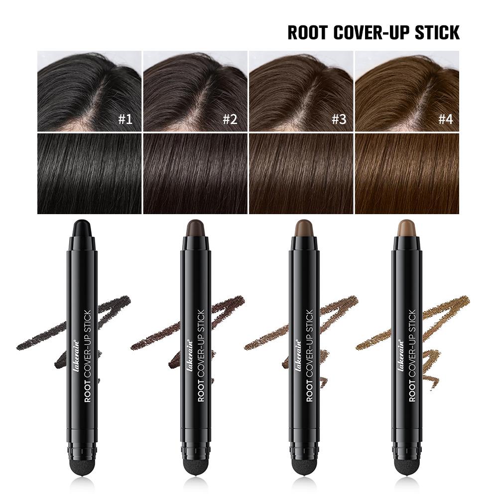 Hair Line Stick Pen Waterproof Hair Dye Pen Brush Instantly Cover Grey White Hair Natural Hair Filling Hairline Shadow Makeup