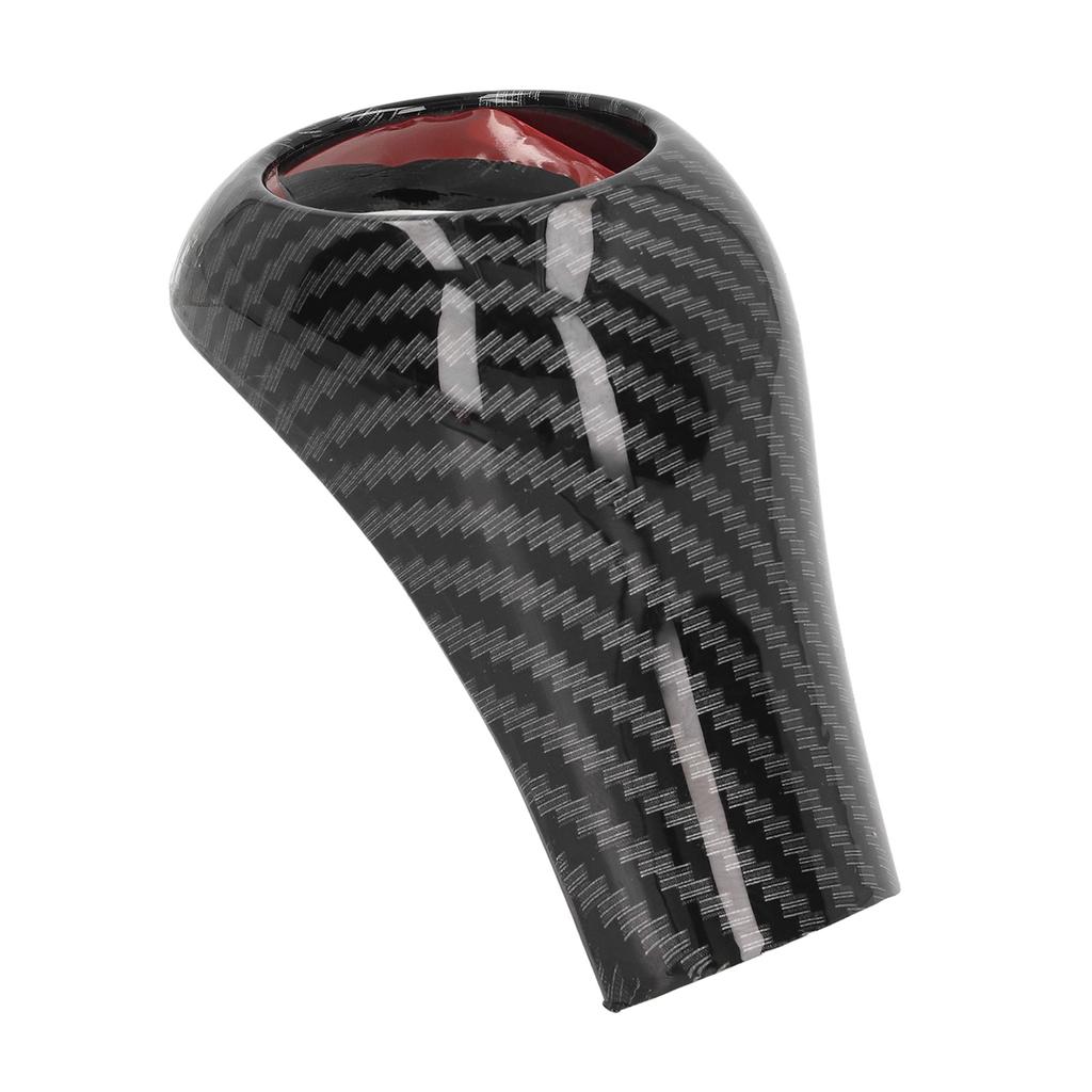 Gear Shifting Lever Knob Cover Carbon Fiber Style Shifter Head Decal Sticker Replacement for Mercedes‑Benz A‑Class