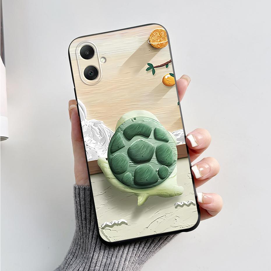 For Samsung Galaxy A06 Case A065F A065M Cute Cat Cartoon Bear Frog Soft Silicone Back Cover For Samsung A06 SamsungA06 4G Case