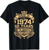 Made In 1974 50 Years Of Being Awesome 50th Birthday T-Shirt Unisex T-Shirt