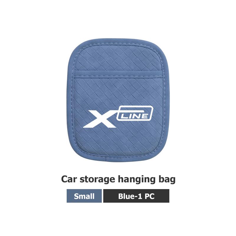 BBEC3 Leather Car Styling Hanging Phone Protector Bag Door Side Pocket Storage Accessories For KIA Xline Sportage Optima Ceed Soul