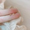 Versatile Mini Hollow Star Stud Earrings: S925 Sterling Silver Gold-Plated for Women