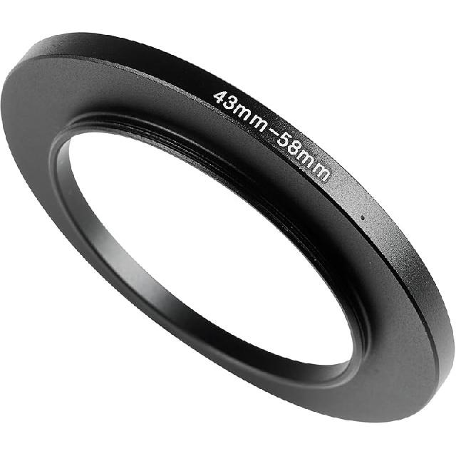 72-77mm Metal Step-Up/Down Ring Adapter Compatible with Mirrorless Cameras DSLR Lens, UV CPL ND Filter Thread Converter, Black