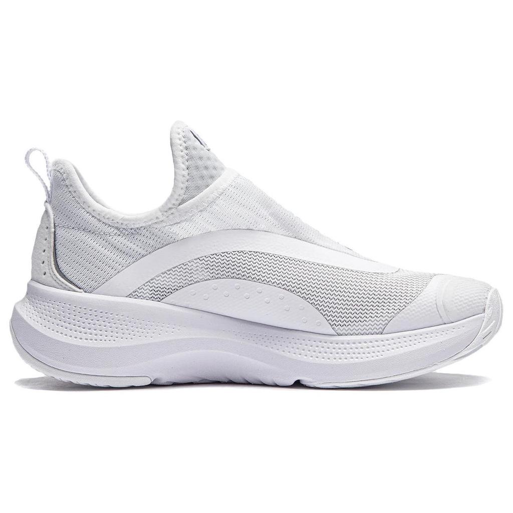 Li Ning Soft Go Slip-On Thick Sole Height Increasing Non-Slip Wear-Resistant Breathable Lightweight Low-Top Casual Shoes Women Casual Shoes AGLU106-2
