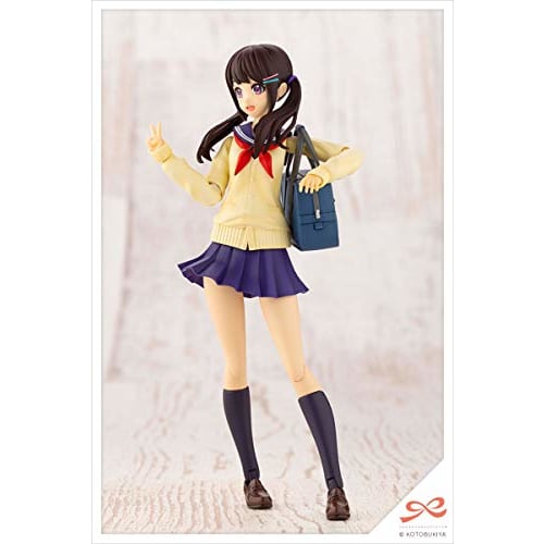 Kotobukiya Sousai Shojo Teien Yuki Madoka [Momozakura High School, Winter Uniform] 1/10 Scale Plastic Model JK001, Approximately 150mm Tall