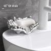 Luxury Electroplated Soap Dish with Drainage - Punch-Free Wall-Mounted Holder