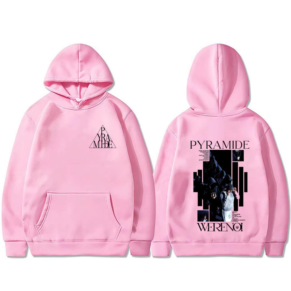 Rapper WeRenoi Pyramide Album Merch Hoodie Men Women Pop Music Pullover Male Vintage Oversized Sweatshirt