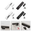 Portable Adjustable Speed Aluminum Plastic Pneumatics Door Closers with Snap Plate Home Accessory for Smooth Operations