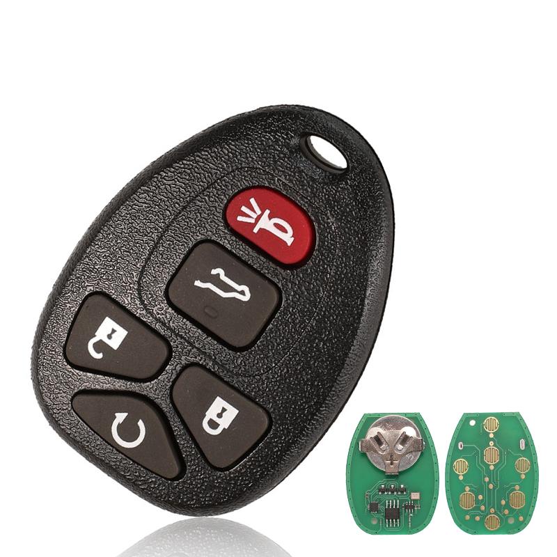 

jingyuqin Keyless Entry Remote Key для Chevrolet Tahoe Traverse GMC Yukon 2007 2008 2009 2010 2011 2012 2013 2014 15913427 1ps ржавчина коричневого