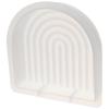 Silicone Rainbow Arch Candle Mould White 17.4*17.2*3.4 cm Geometric Shape Silicone Mould Home Decoration