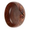 Wood Wooden Yarn Bowl Round Shape Crochet Yarn Bowl Durable Handmade Yarn Bowl  For Knitting