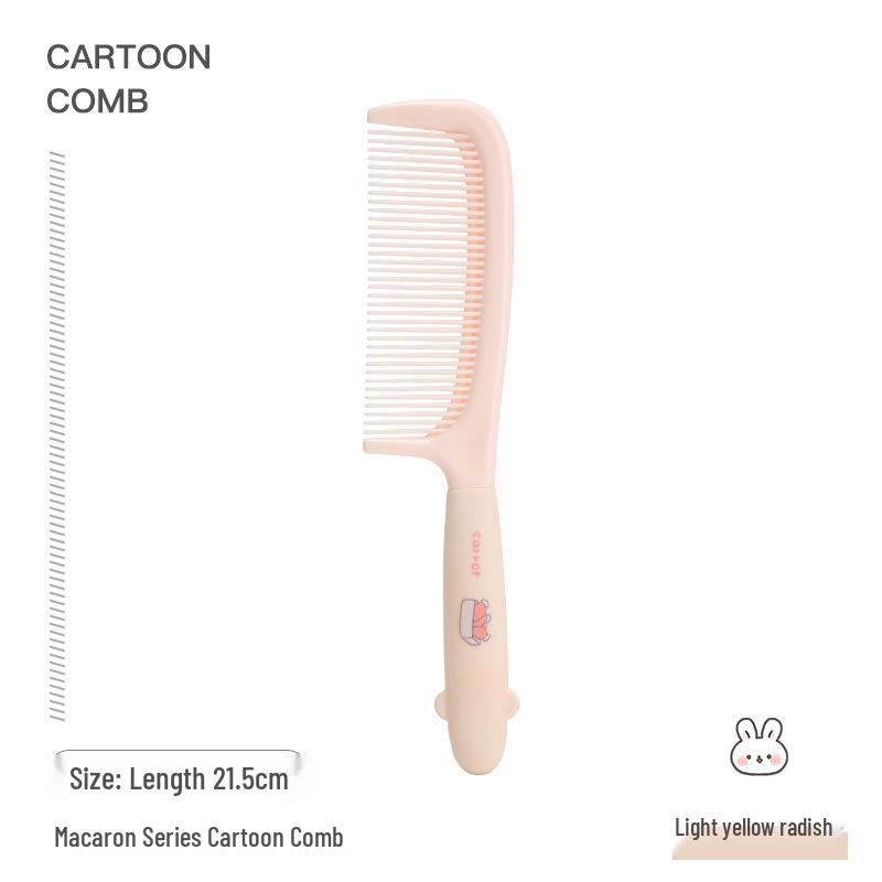 Cute Cartoon Anti-static Fine-tooth Hair Comb for Women and Students