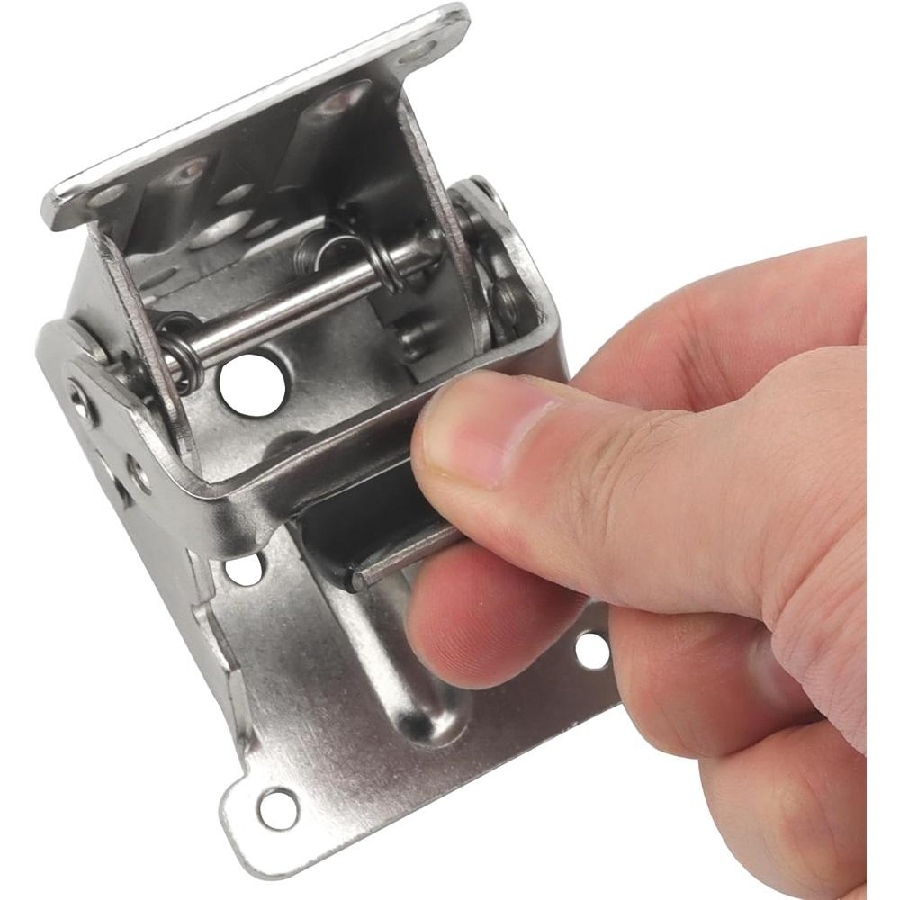  4 Folding Table Leg Brackets, 90-degree Foldable Self-locking Hinges, Tabletop Extension Brackets, Suitable For Furniture Legs.