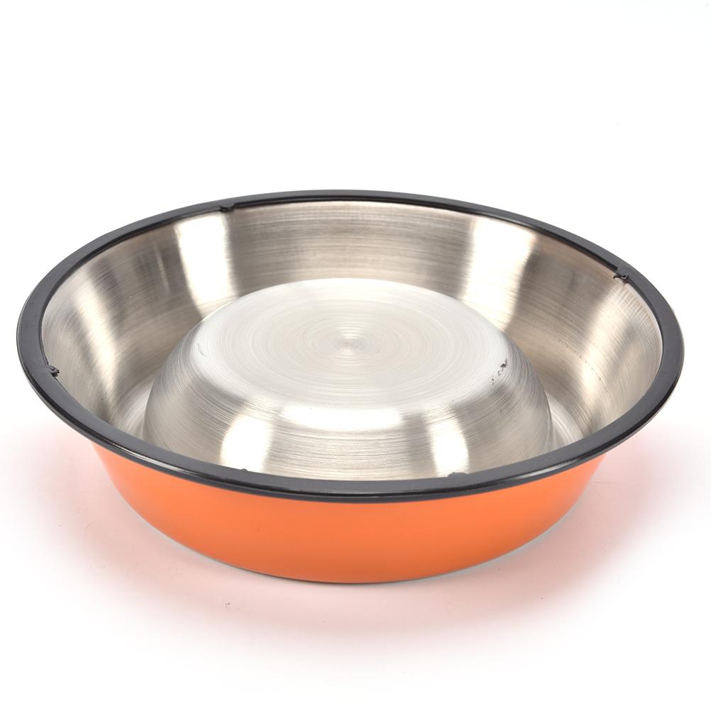 1pcs Cat/Dog Bowl Stainless steel dog bowls pet food water feeder for cat puppy dog feeder bowls