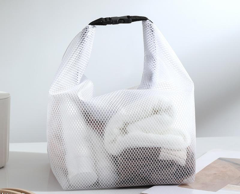Portable Transparent Storage Bag Dry and Wet Separation Wash Bag Travel Outdoor Swimming Fitness Waterproof Storage Bag