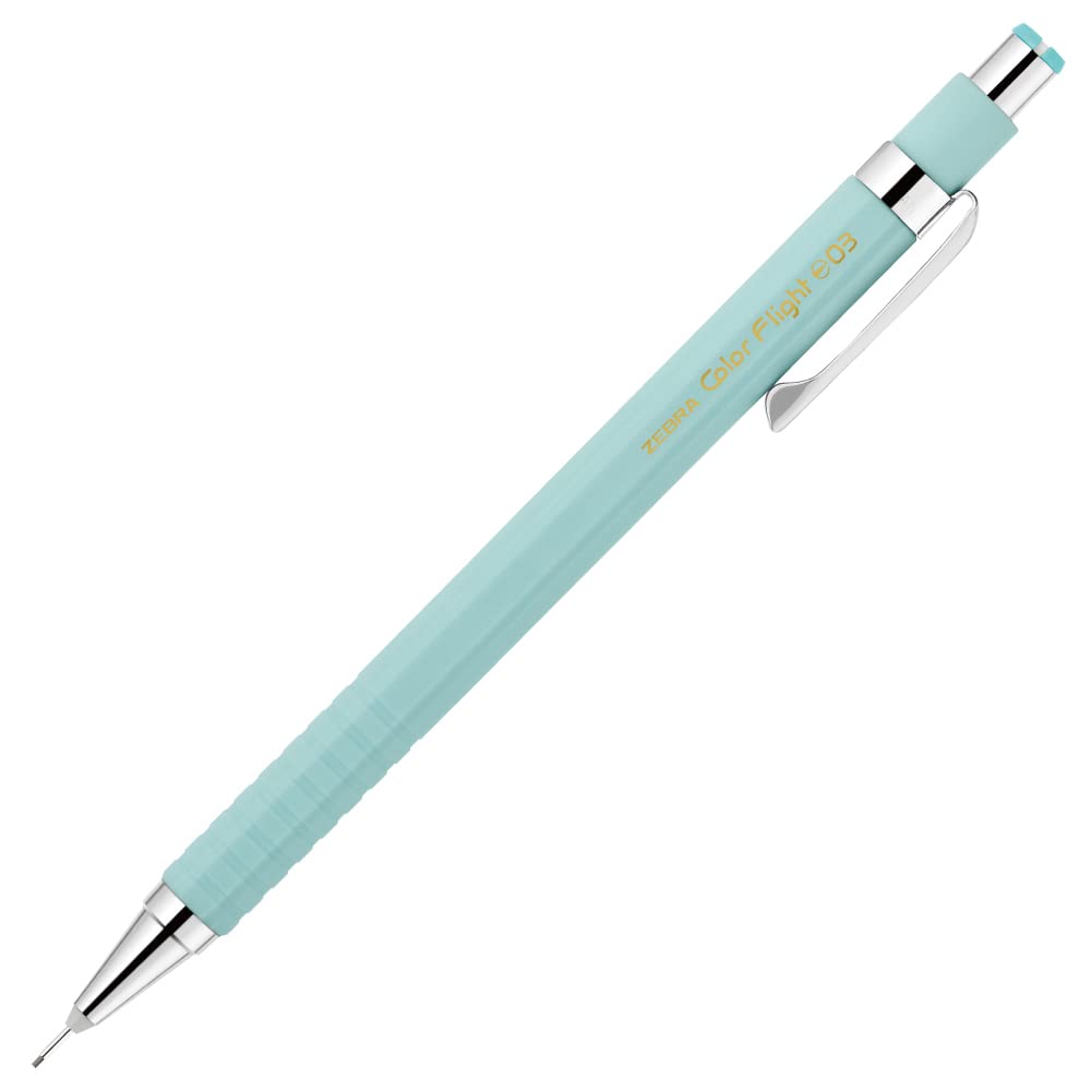 

Zebra Mechanical Pencil Color Flight Fluffy Pastel Mint Barrel 0.3mm MAS53-FMP-WMG