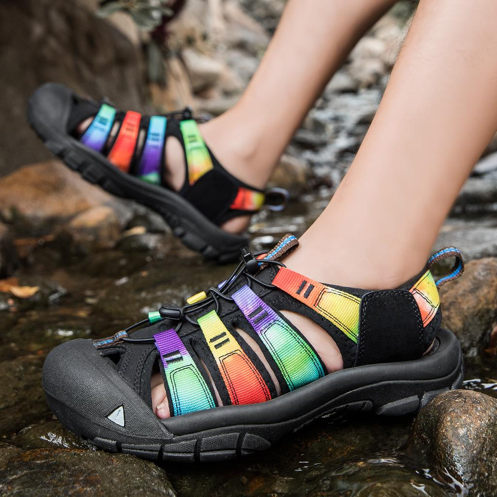Popular Summer Sandals Men's Thick-soled Bag Head Men's Beach Shoes Retracement Shoes Large Size Outdoor Casual Shoes