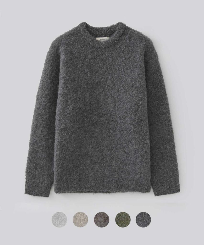Pabeulega Bear Wool Sherpa Knit (5 Colors)