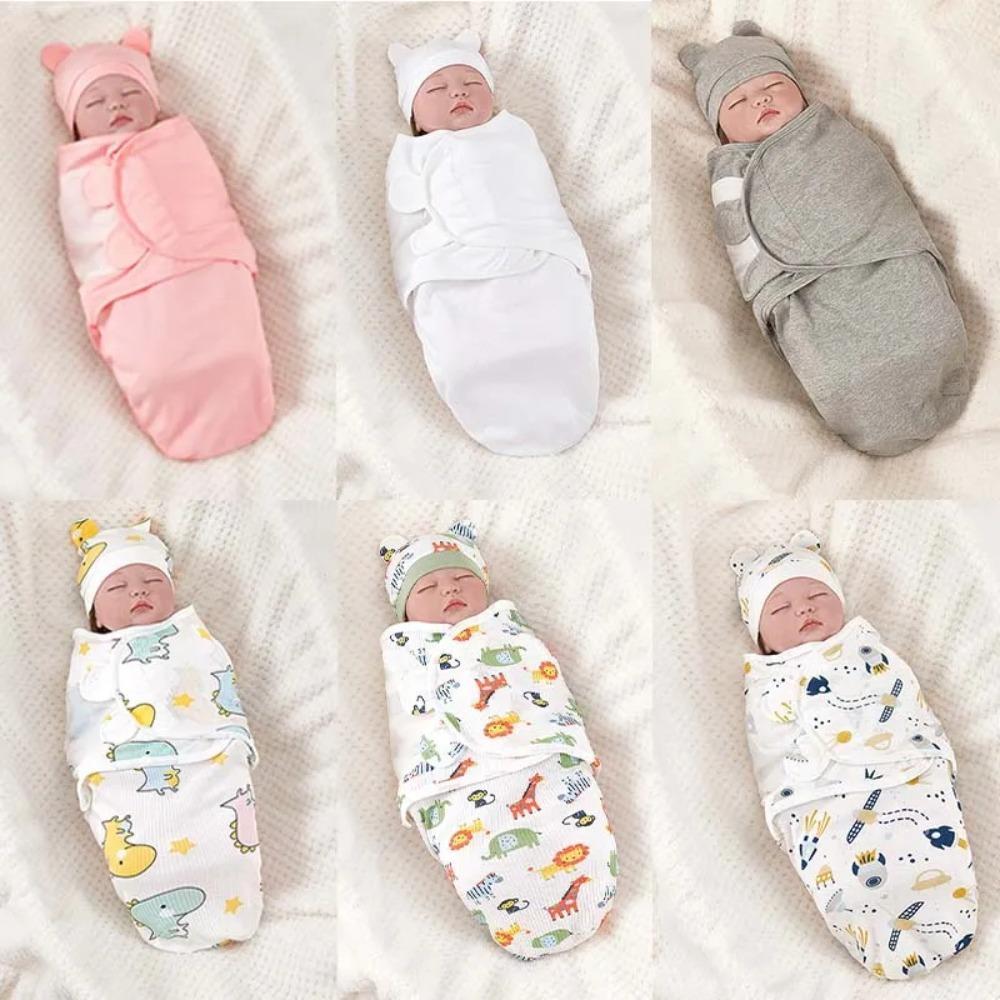 Cotton Newborn Sleeping Bag Soft Baby Blanket Hot Sale Baby Swaddle Wrap Birth Outfit