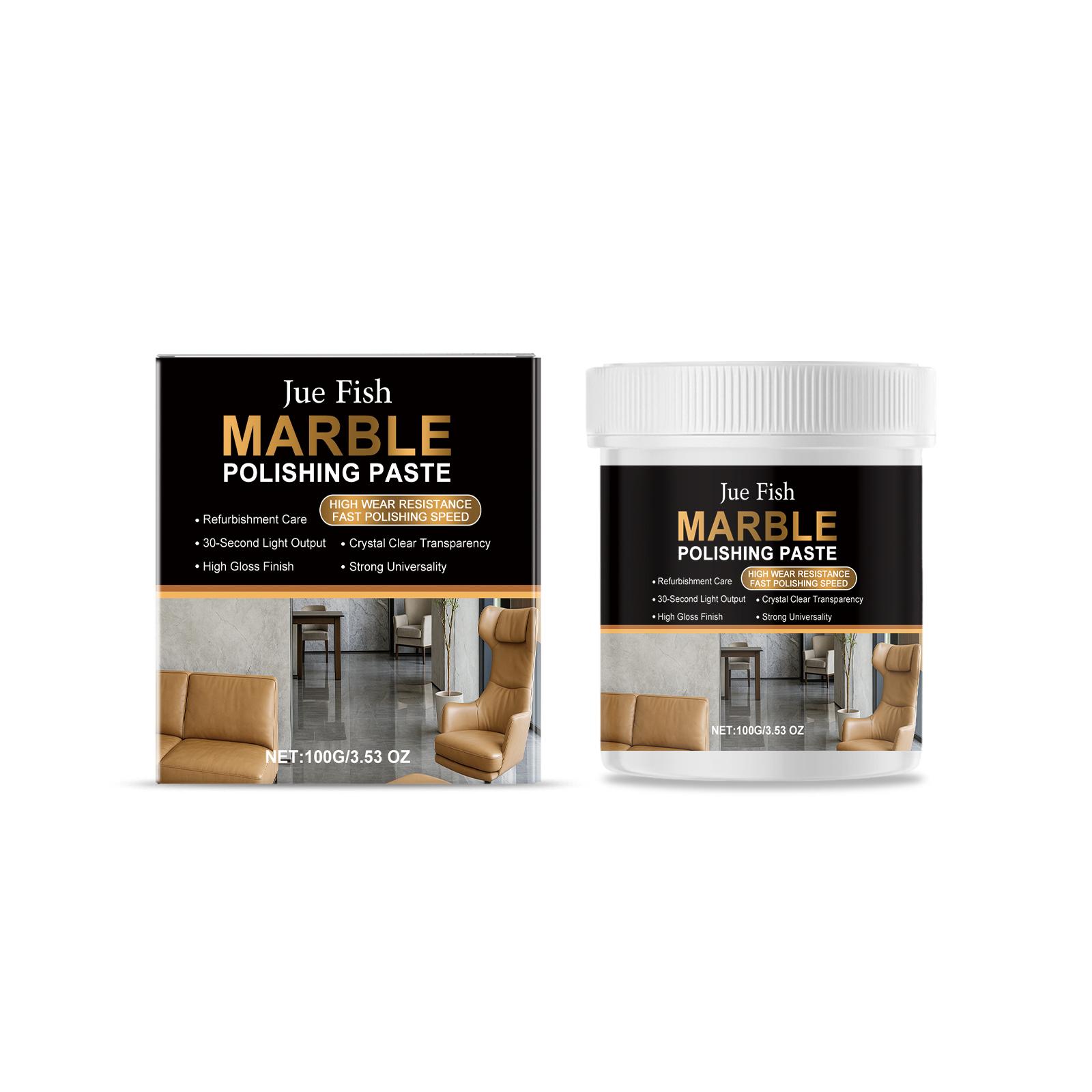 

Marble Polishing Paste Tile Maintenance Effectively Remove Scratch Restore Marble Luster Stone Cleaning Marble Brightening Care 100g boxed
