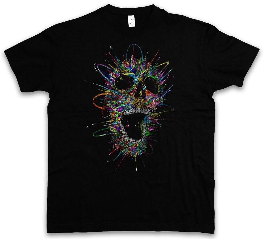 SCREAMING SKULL II T-SHIRT - Schreiender Schädel Dead Totenschädel
