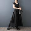 DIMANAF 2026 Summer Plus Size Women Long Pants Black Fashion Loose Trousers Big Size Casual Bottoms Pants Skirts