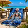 World Cup Celebration Messi Beach Towel, Quick-drying, Easy To Care For, Suitable for Both Fitness and Beach Vacations,Sports Essential