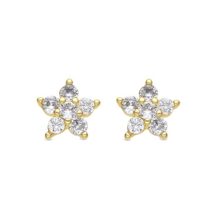 Boucles d'oreilles Luxenter Krokor finition en or 18 carats
