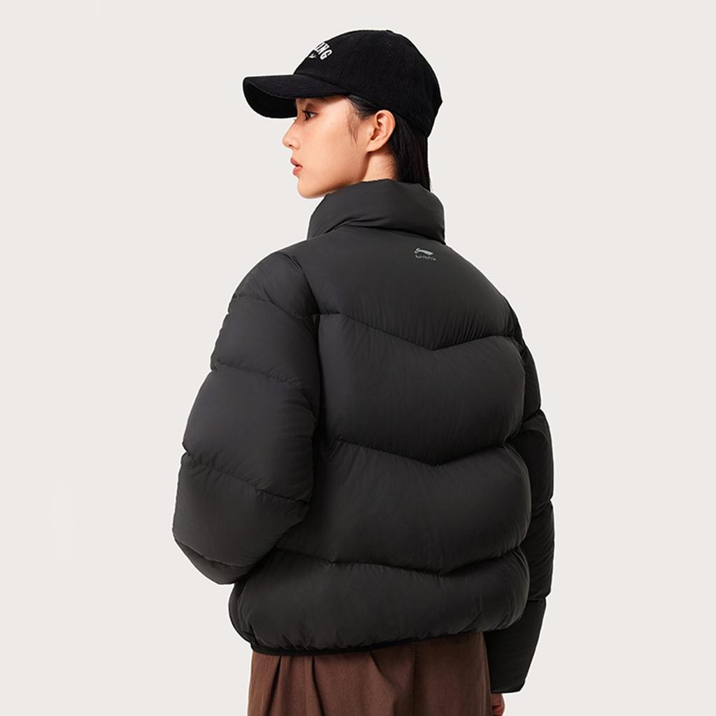 Li Ning Sports Life Collection Down Jacket Women's Black AYMU152-3