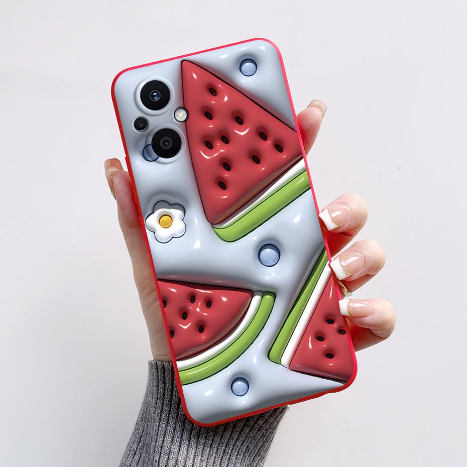 For Oppo Reno7 Z 5G Case Reno 7 8 Lite Bear Cartoon Frog Soft Silicone Phone Case For Oppo Reno 7Z 8Z Reno7Z 5G Back Cover Capa