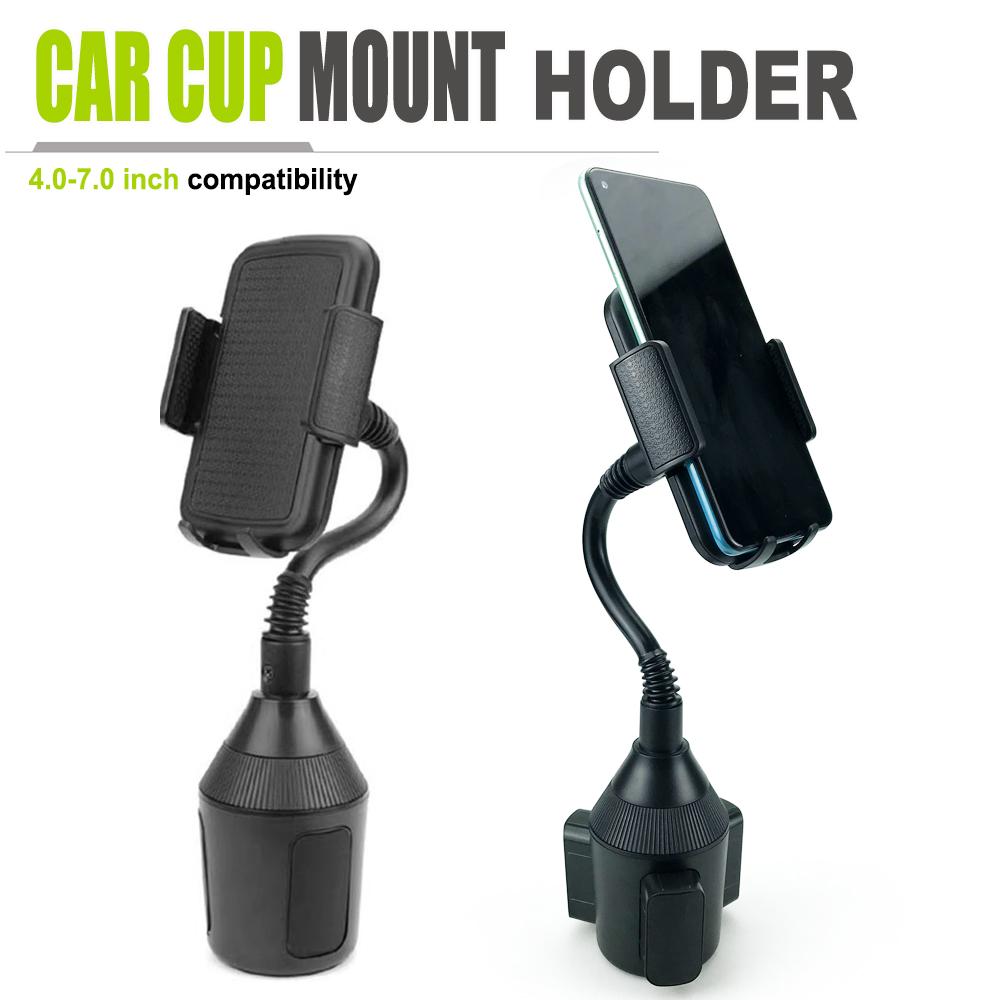 Car Cup Phone Holder 360° Adjustable Universal Car CellPhone Mount GPS Bracket Interior Accessories