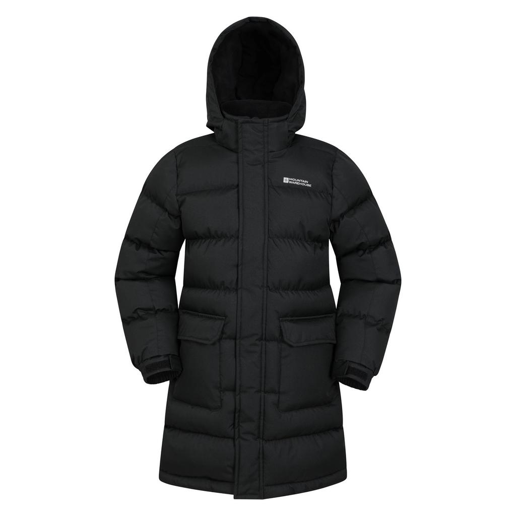 Mountain Warehouse Childrens/Kids Water Resistant Longline Padded Jacket