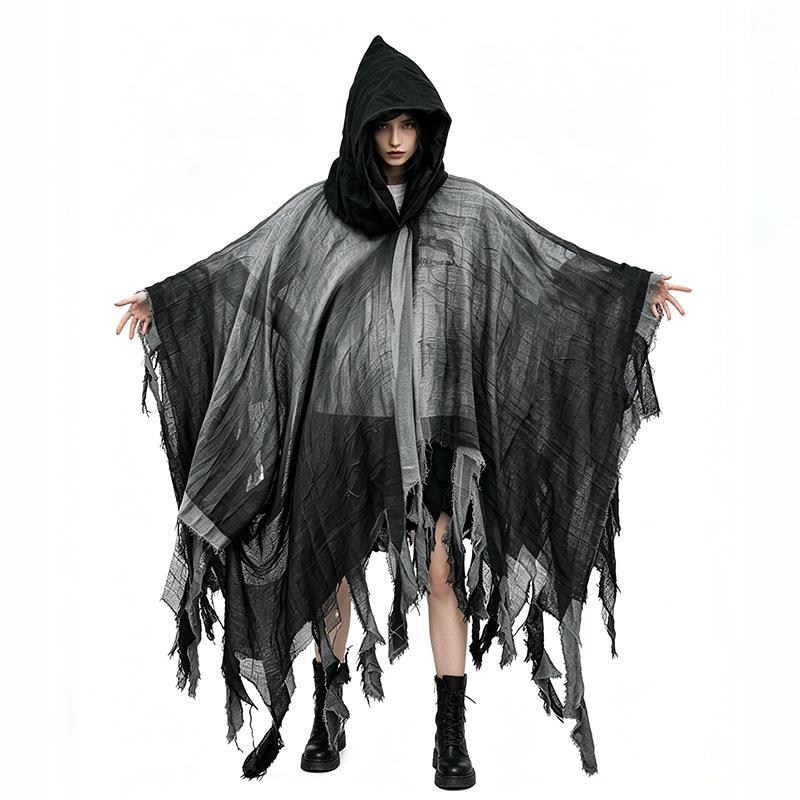 Halloween Black Death Cloak