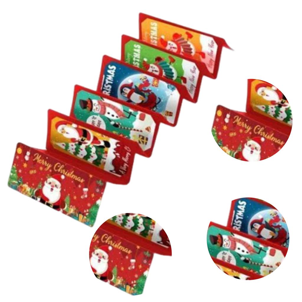 DIY Cash Gift Card Holder Multi-Purpose Xmas Surprise Card Wallet Folding Greeting Card Envelope for Home Gathering Party Gift