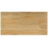 Vidaxl Stolik Kawowy, 100X50X35 Cm, Lite Drewno Mango I Stal