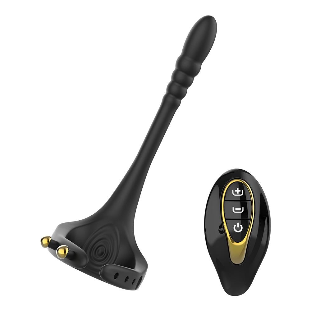 Male Adjustable Penis Ring Vibrator Penis Ring Penis Sleeve 10 Vibration Modes Male Couple Prostate Massager G Spot Nipple Vibrator Remote Controls