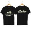 2025 Brand New Men's T-shirt, 100% Pure Cotton Graphic Retro Streetwear for Indian Motorcycles, Casual Y2k Top