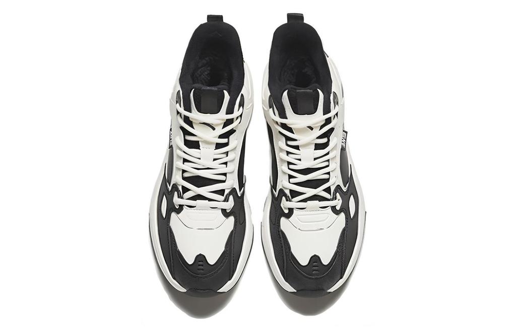 Women's Sneakers Anta Fabric Cushioning, Wear Resistant Low top Casual Shoes Women's Black White