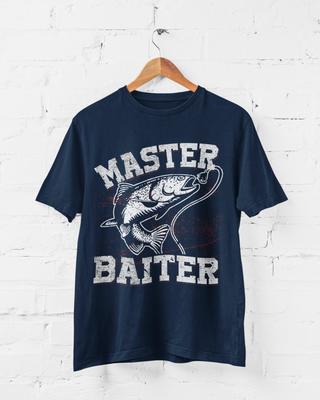 Funny Fishing T-Shirt: Master Baiter Graphic Tee, Fisherman Gift