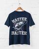 Funny Fishing T-Shirt: Master Baiter Graphic Tee, Fisherman Gift