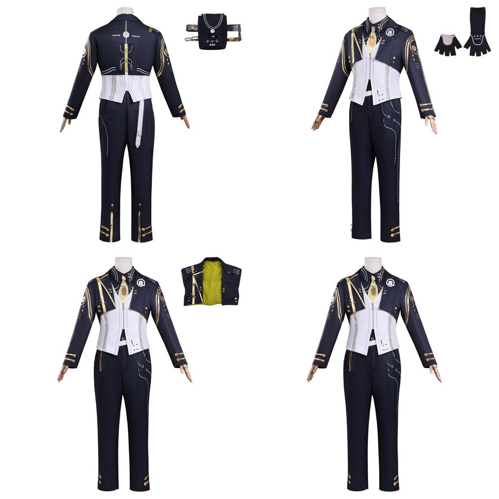 Kostium Cosplay Rover Wuthering Waves Dla Mężczyzn Z Miękkiej Tkaniny Nylonowej Do Odgrywania Ról Anime
