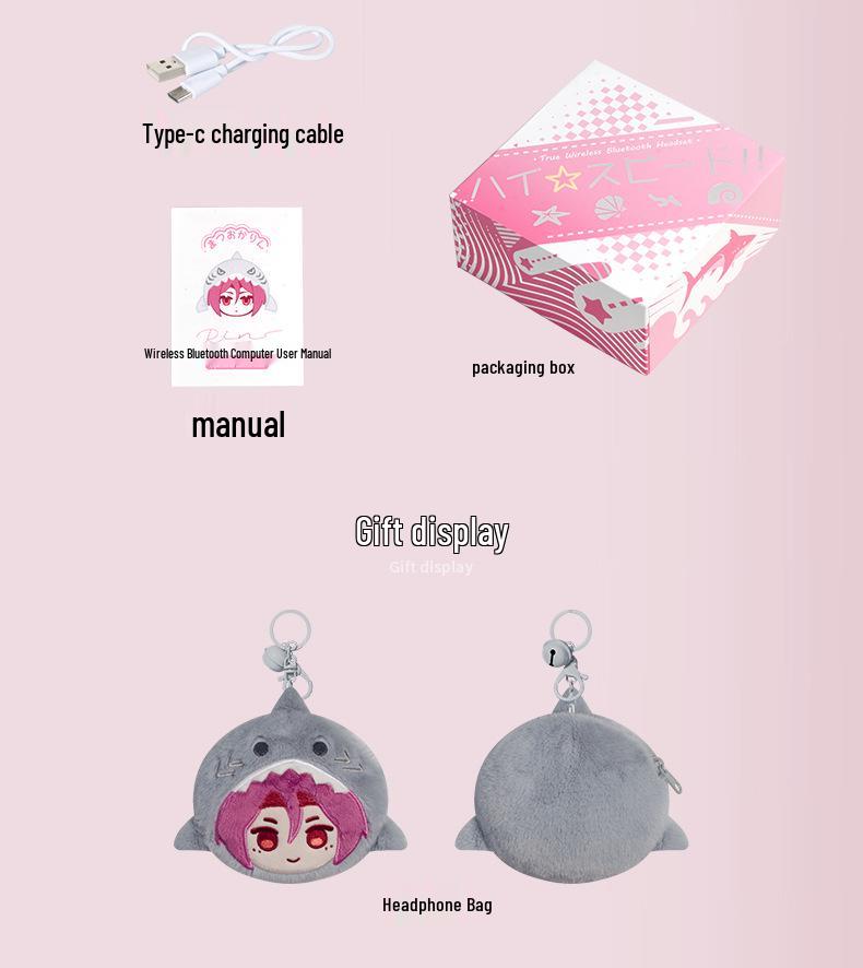 Matsuoka Rin Bluetooth Wireless In-Ear Headphones - Anime Edition