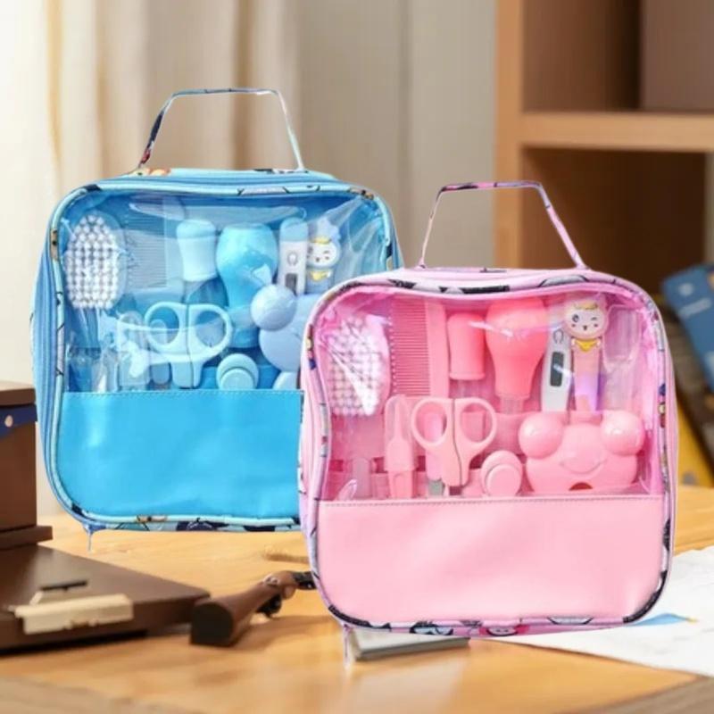 13pcs Comb Grooming Baby Care Kit Baby Portable Tool Grooming Nail Care Set