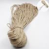 Natural Decorative Jute Rope, Round Three-Strand Twisted, Binding Rope 1mm-10mm, Various Specifications Available