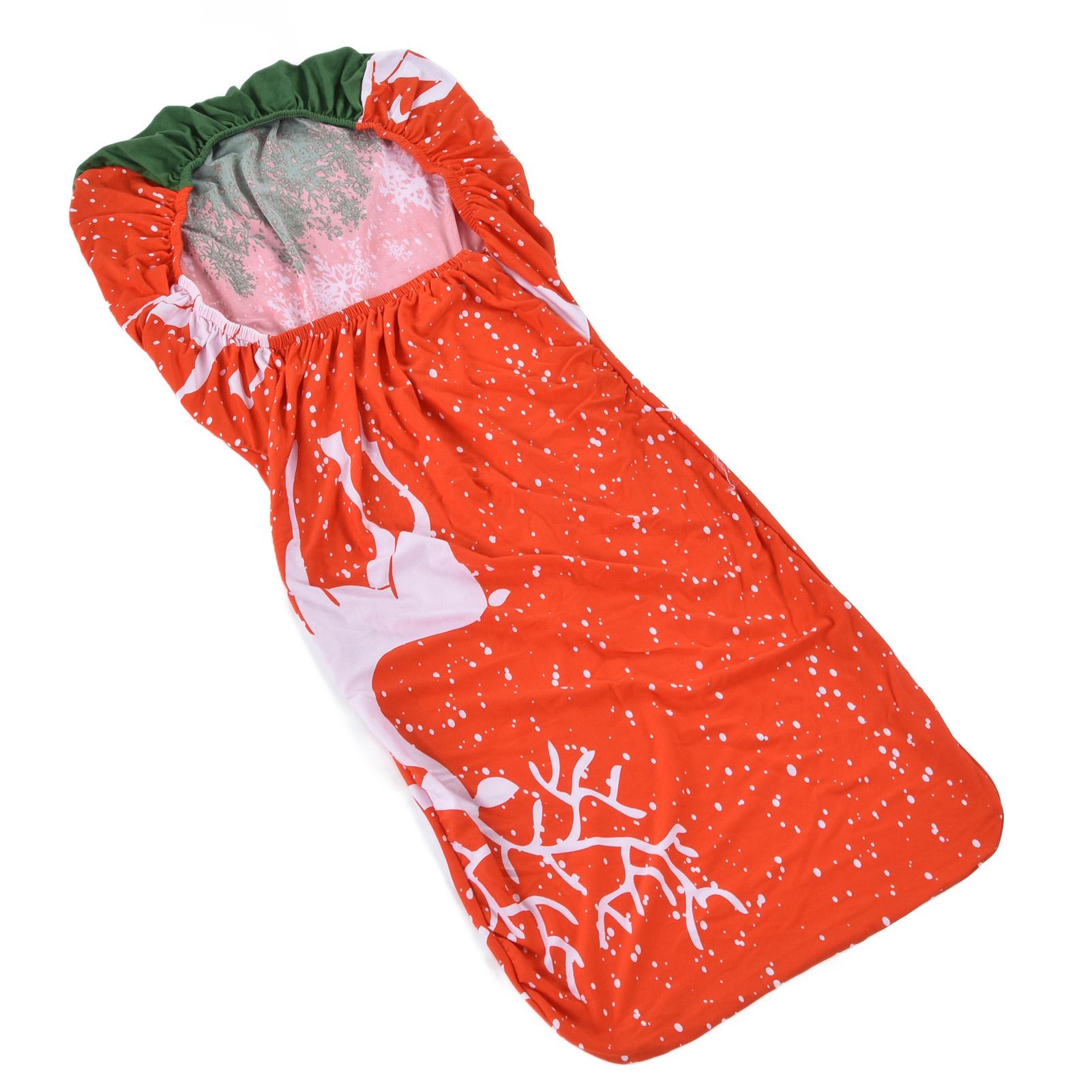 Рождественская накидка на стул из полиуретанового волокна эластичная предотвращающая складки растягивающаяся для обеденного стула для вечеринки праздника дома Type 2 840₽