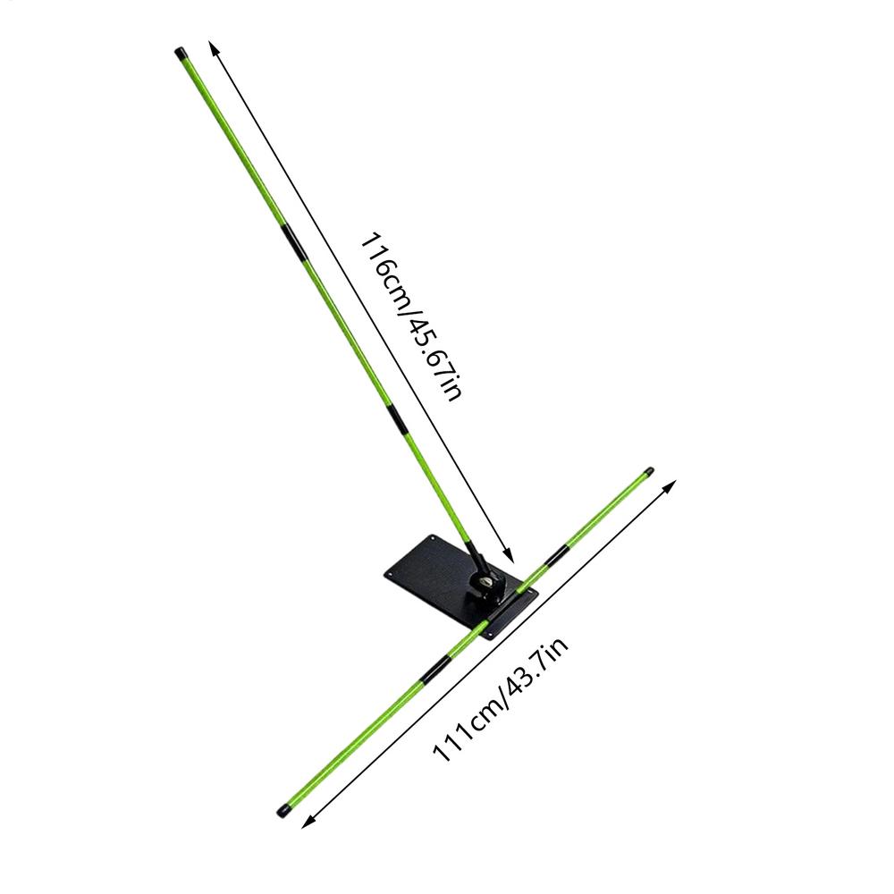 Golf Alignment Sticks With Clear Scale Adjustable Golf Alignment Rods Angle Holder Kit For Putting Improvement Indoor Outdoor