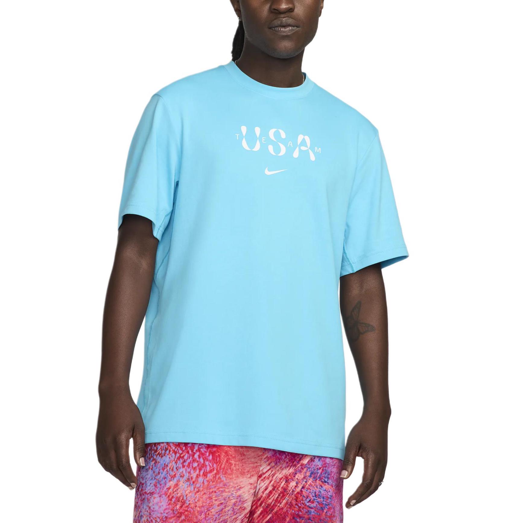 Nike Usa Primary Men s Nike Dri-FIT Short-Sleeve Top FN1092-416 L