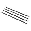 4PCS Door Glass Belt Outer Molding Weatherstrip For Toyota Land Cruiser LC 200 2008-2015