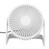 USB Fan 360 Degree Regulable Quiet Operation Portable 5V 2.5W 13x13x10cm Plastic Table Fan for