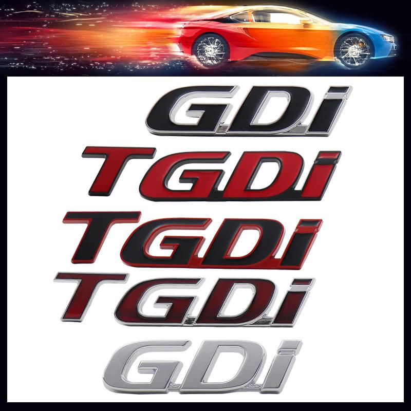 3D GDi T GDi TGDi for Car Hood Fender Trunk Nameplate Decal Emblem Badge Sticker